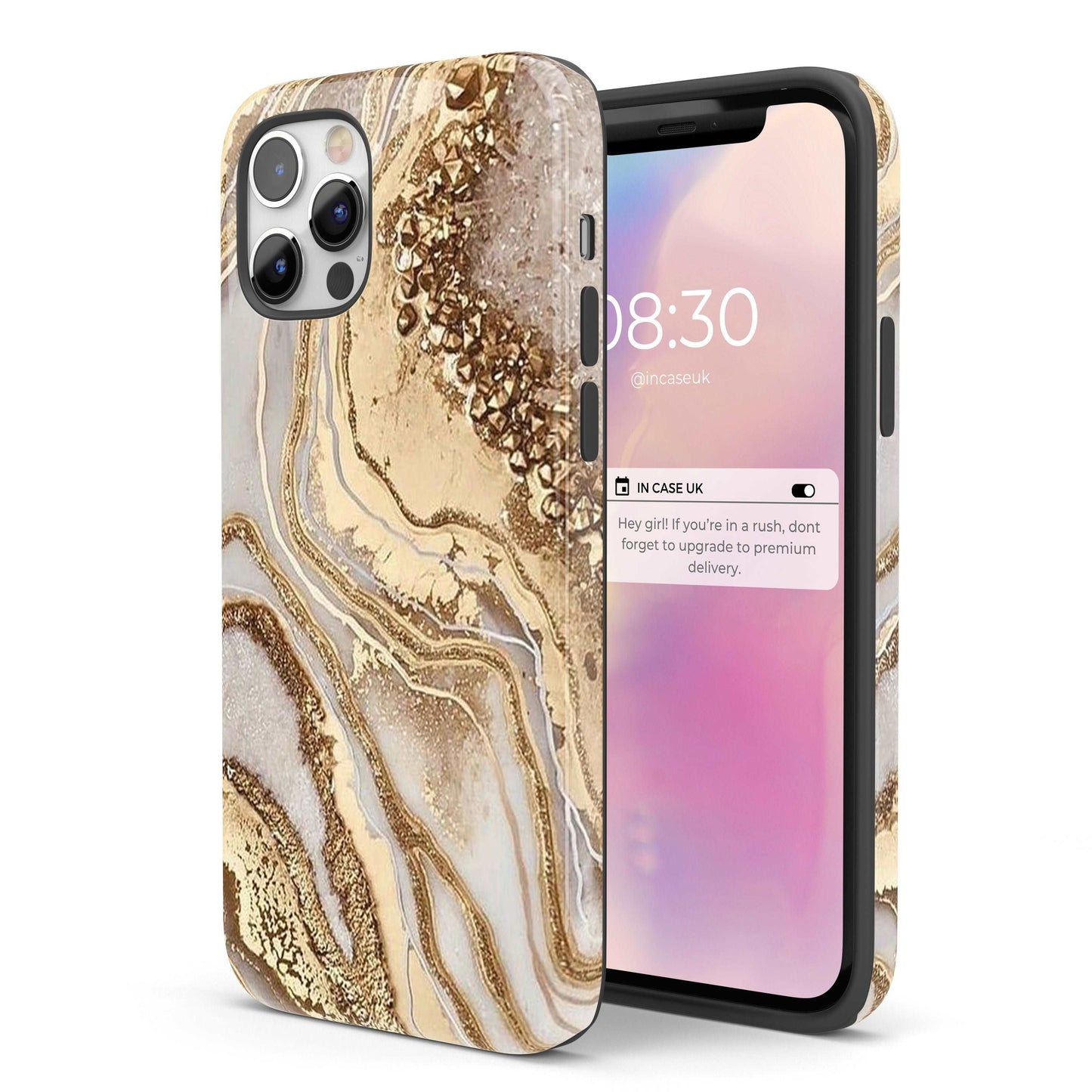 Golden Marble - Tough iPhone Case