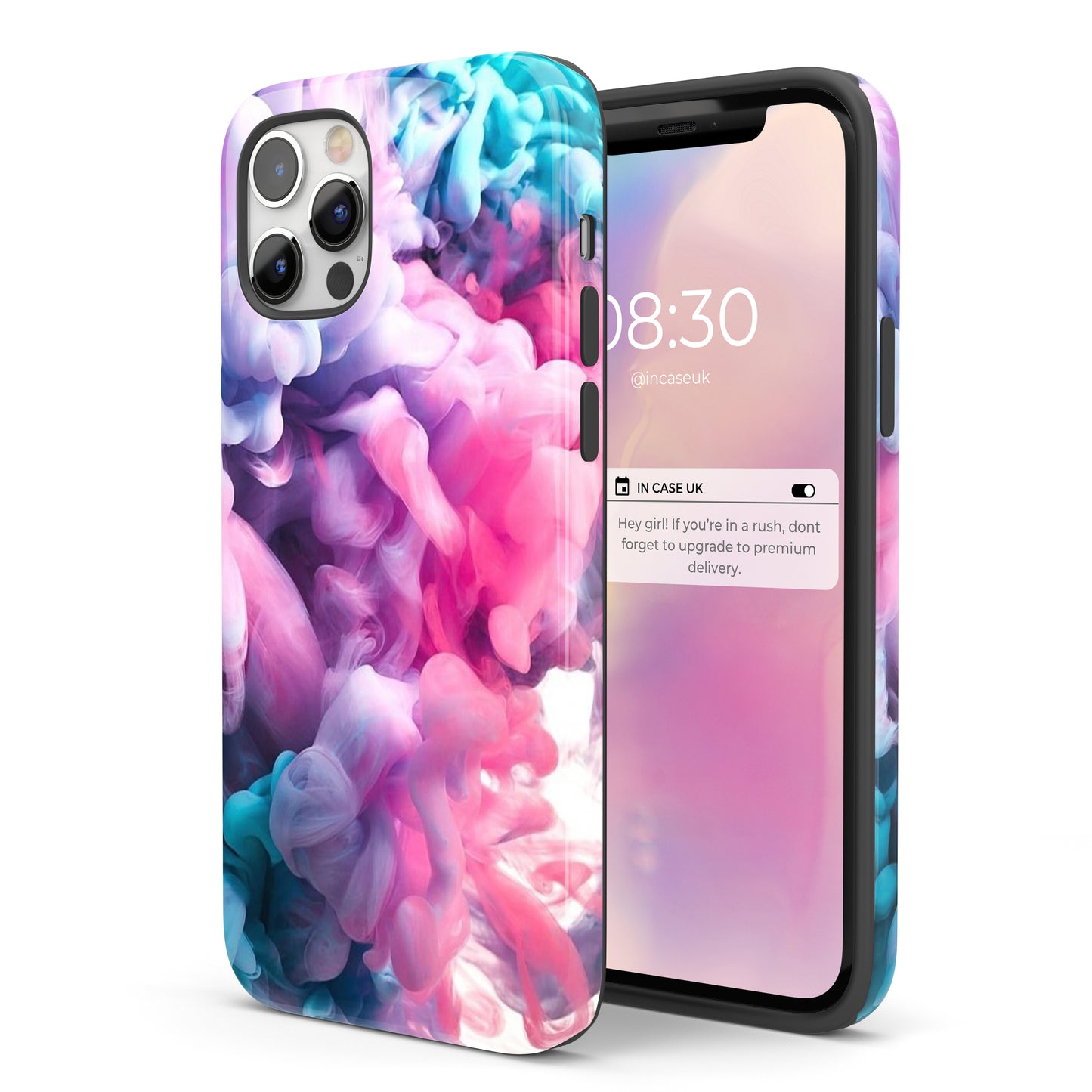 Pink Smoke - Tough iPhone Case