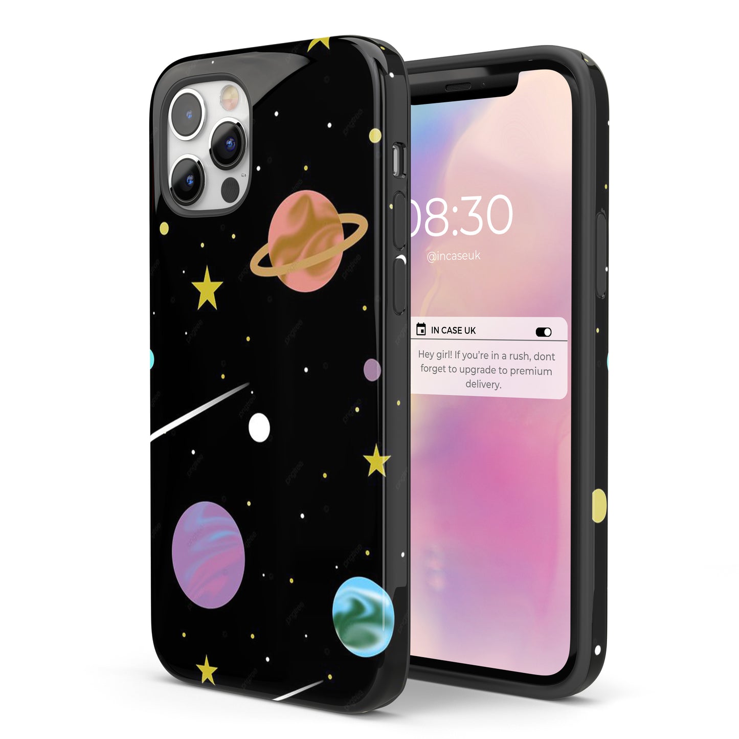 Cartoon Space - Tough iPhone Case