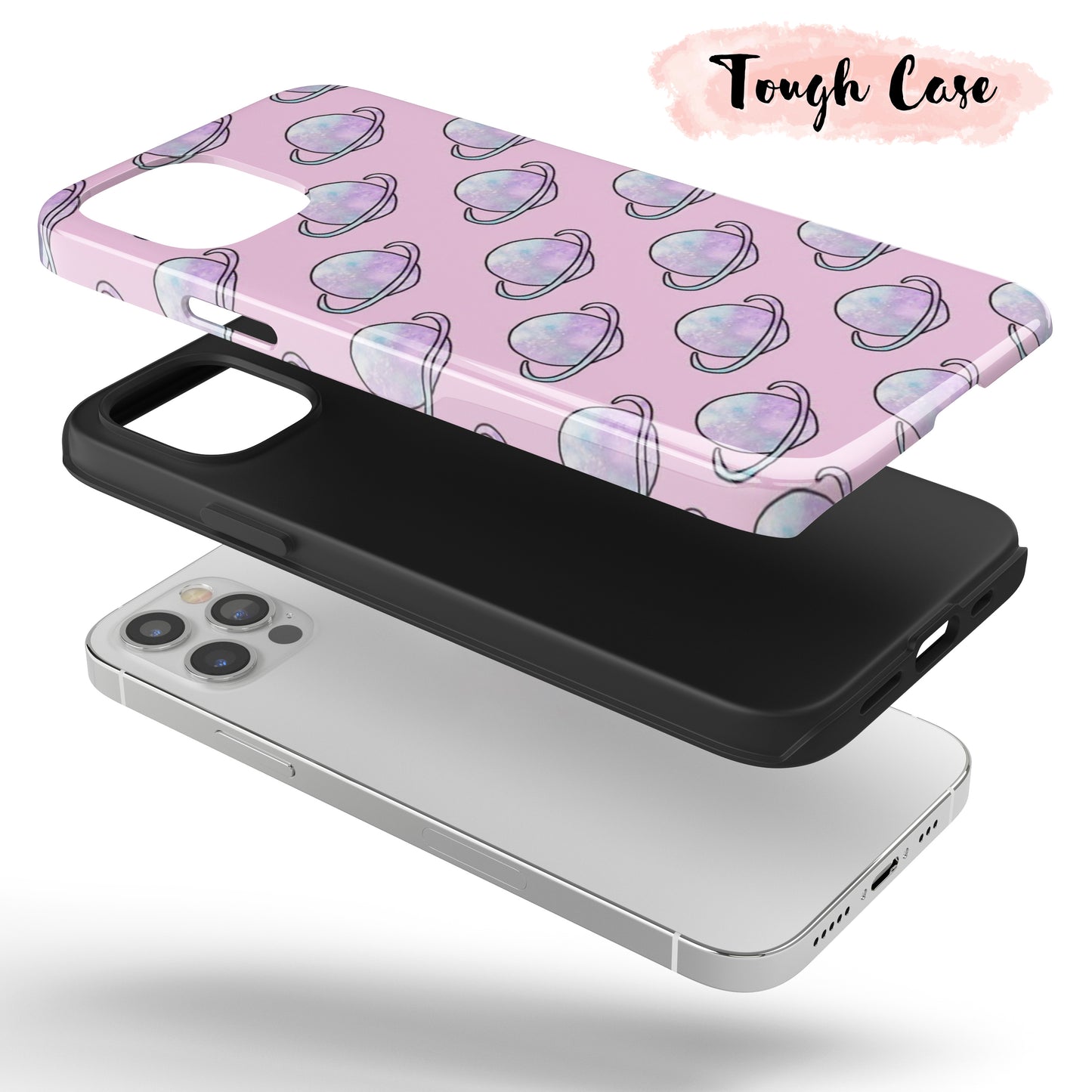 Planet Pink - Tough iPhone Case