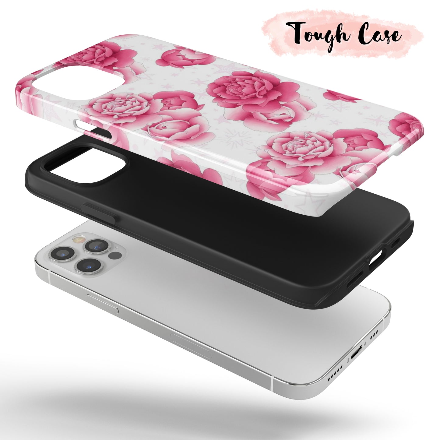 Pink Rose - Tough iPhone Case