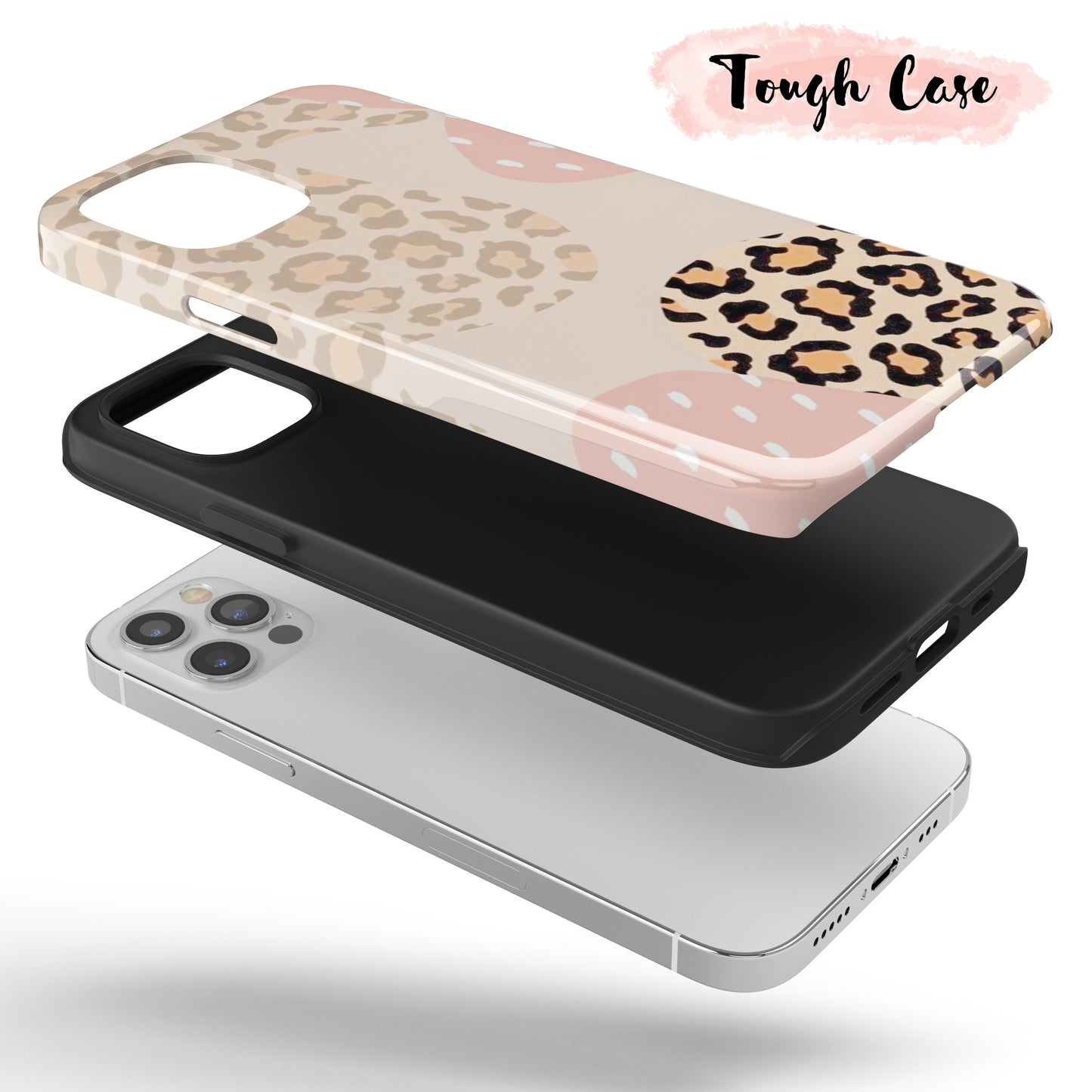 Pastel Leopard - Tough iPhone Case