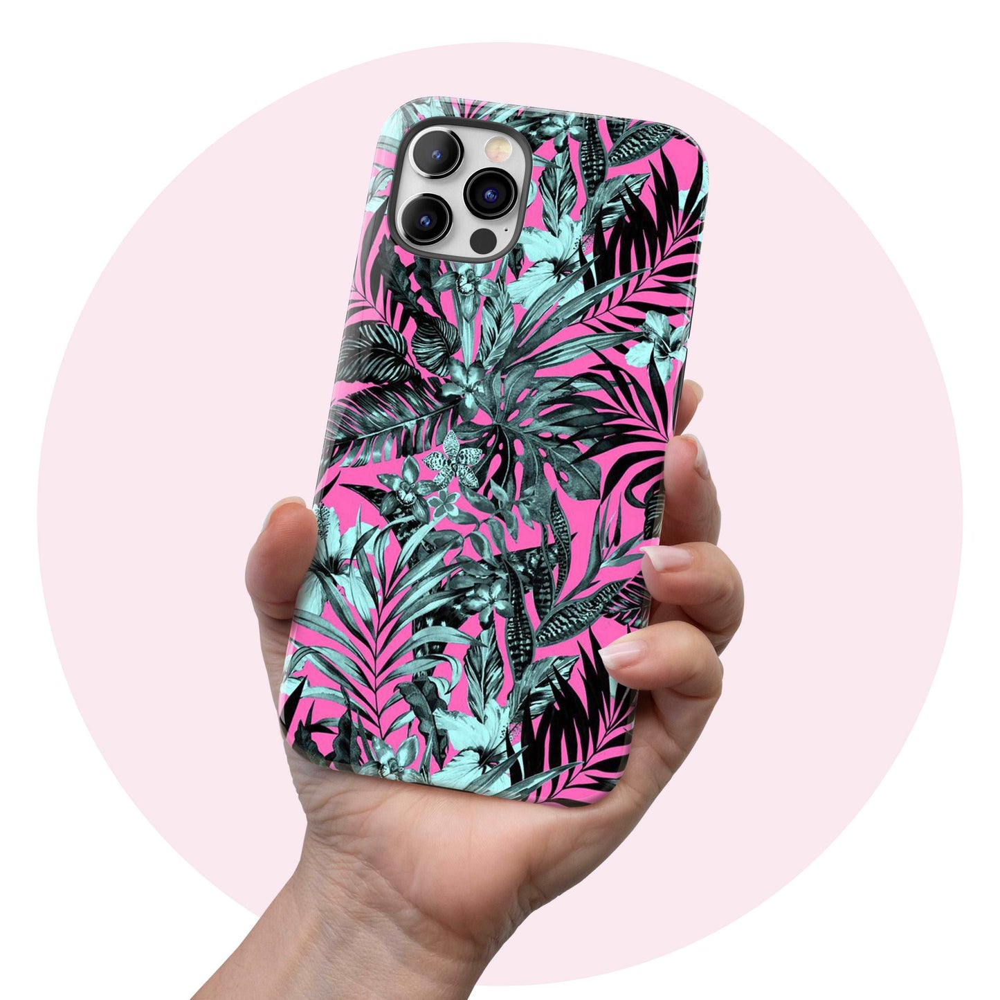 Jungle Pink - Tough iPhone Case