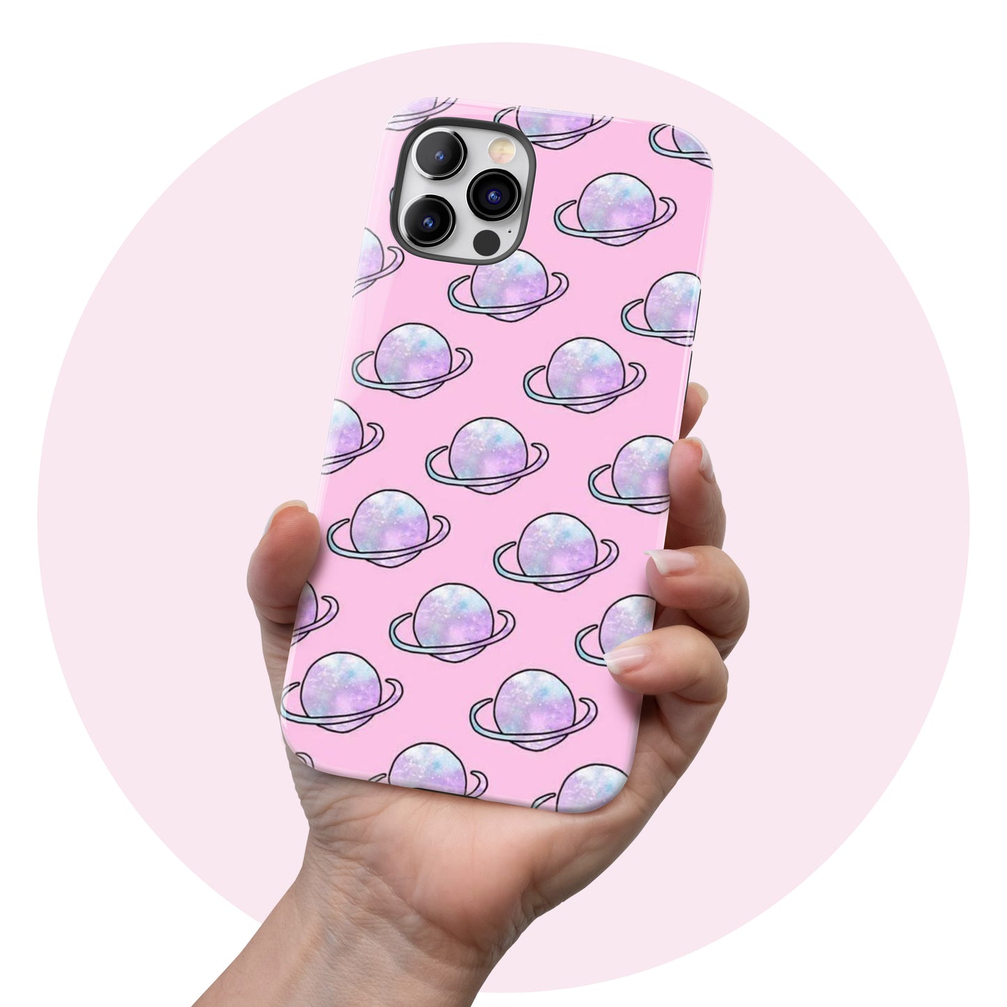 Planet Pink - Tough iPhone Case