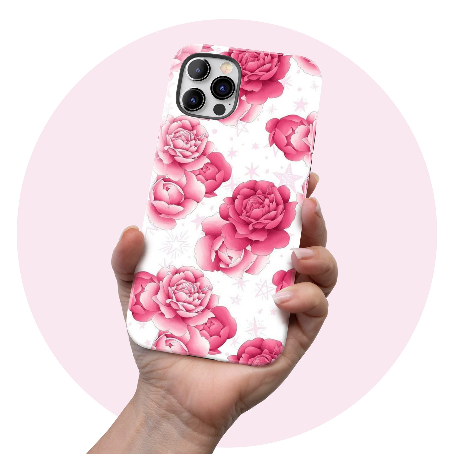 Pink Rose - Tough iPhone Case
