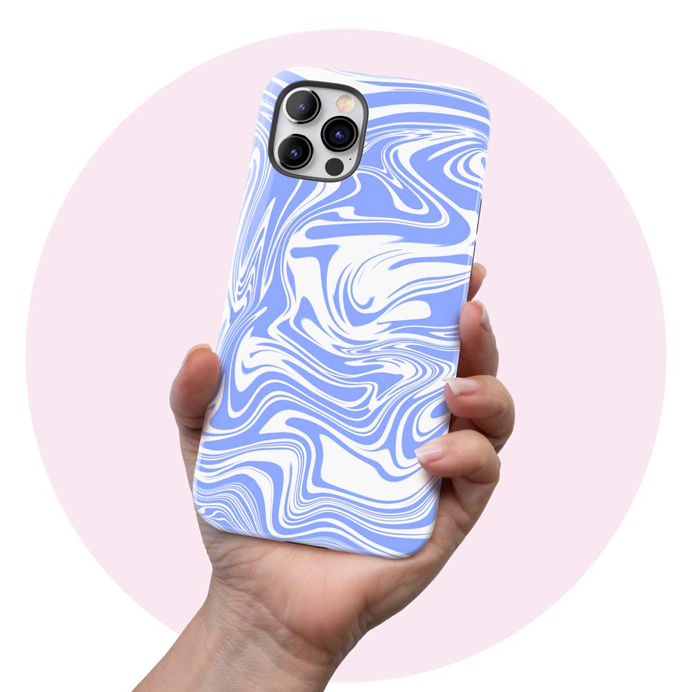 Groovy Blue - Tough iPhone Case