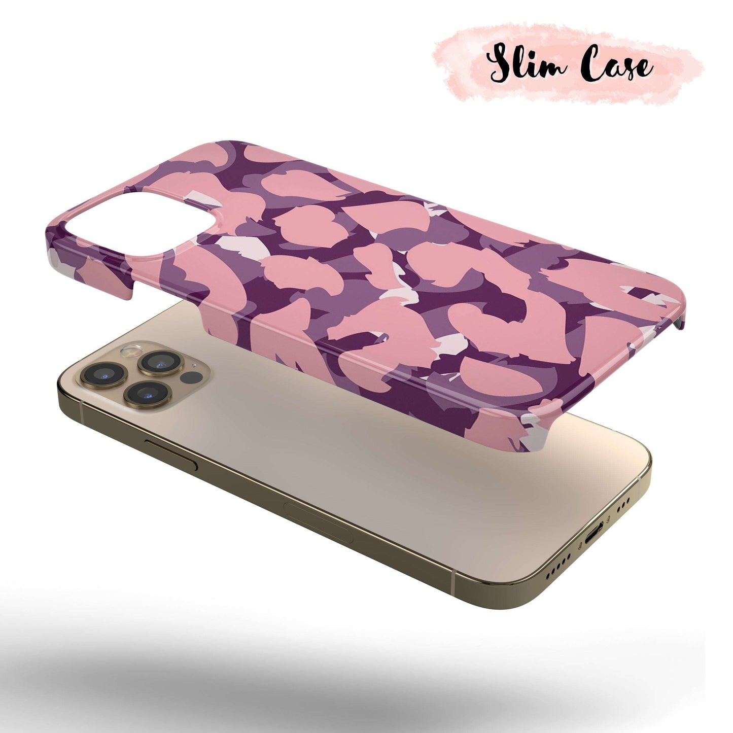 Leopard Cammo Purple - Tough iPhone Case