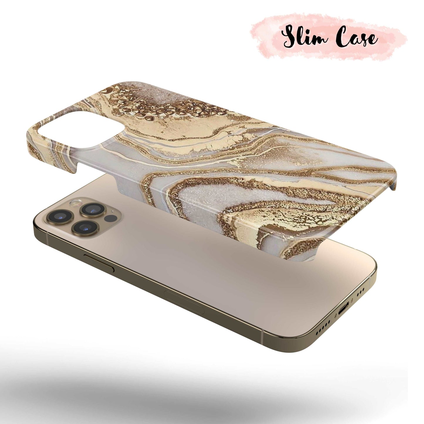 Golden Marble - Tough iPhone Case