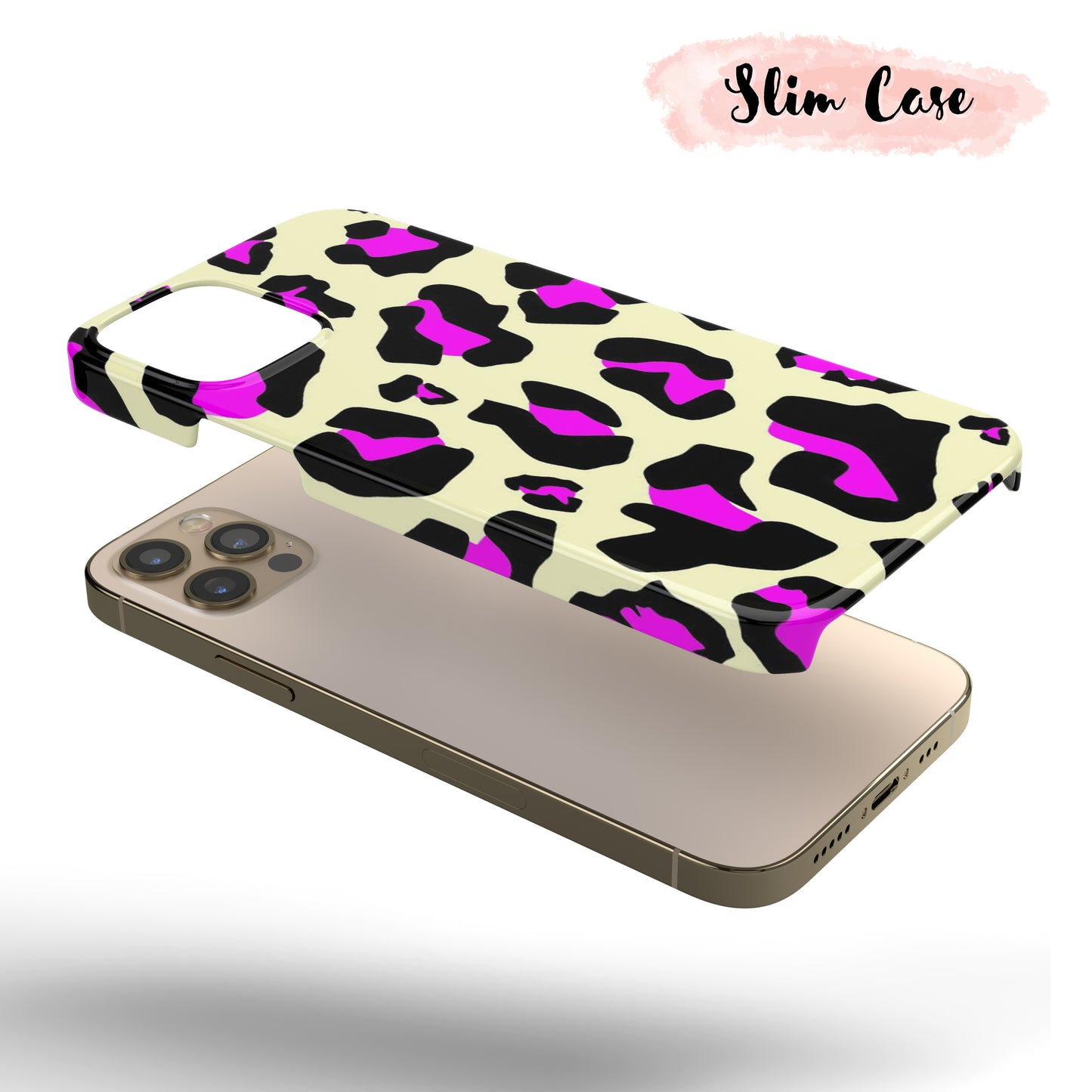 Neon Nude Leopard - Tough iPhone Case