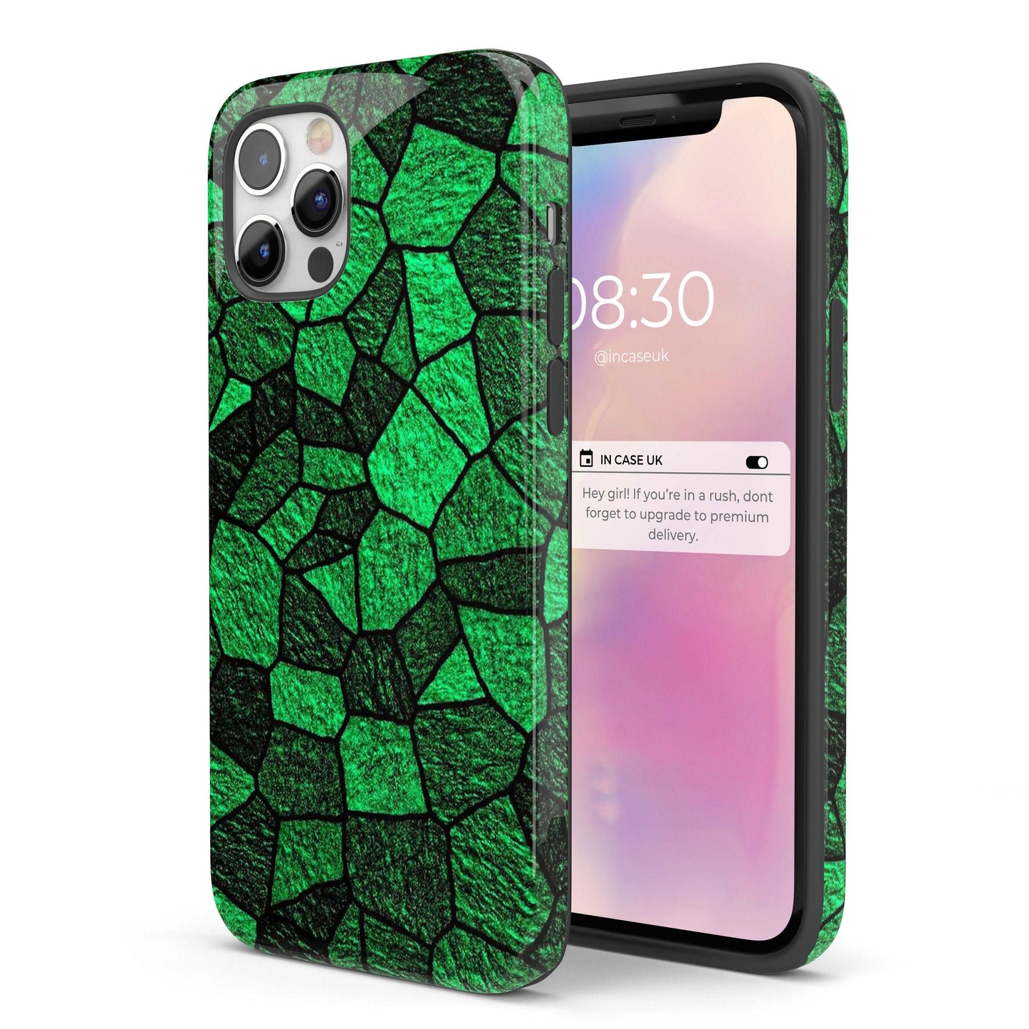 Green Shatter  - Tough iPhone Case