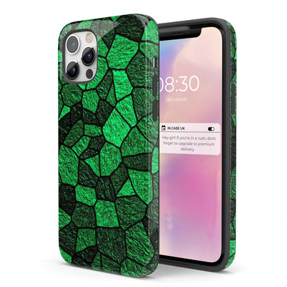Green Shatter  - Tough iPhone Case