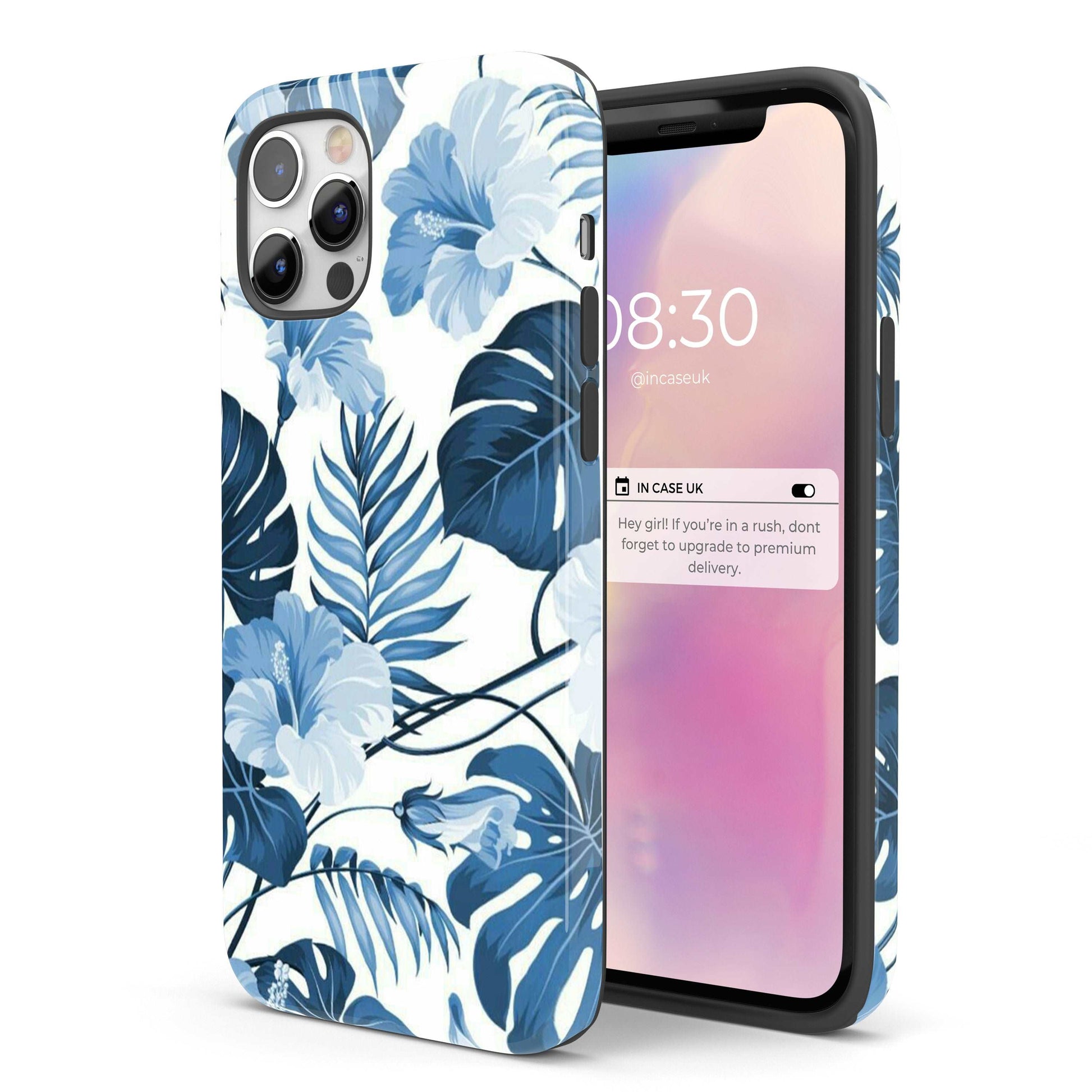 Icy Blue Leaf  - Tough iPhone Case