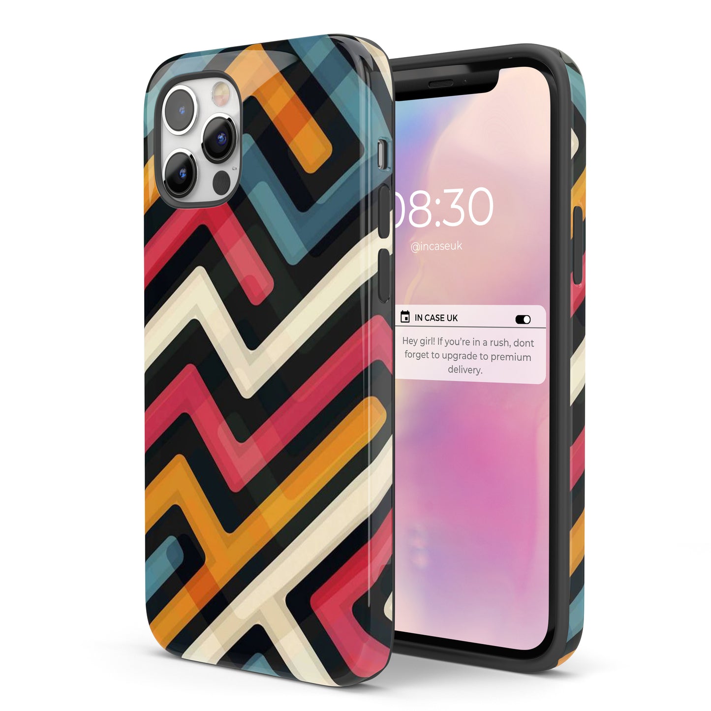 Retro Stripe  - Tough iPhone Case