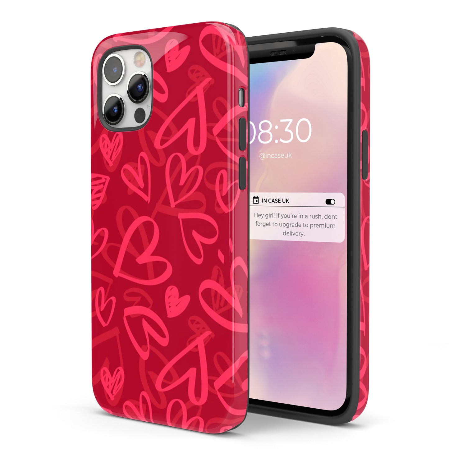 Red Heart  - Tough iPhone Case