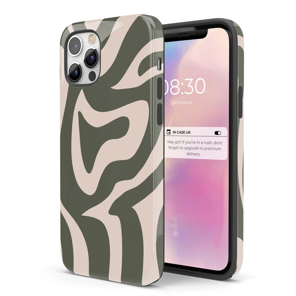 Retro Zebra - Zebra Print iPhone Case