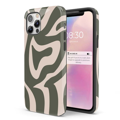 Retro Zebra - Zebra Print iPhone Case