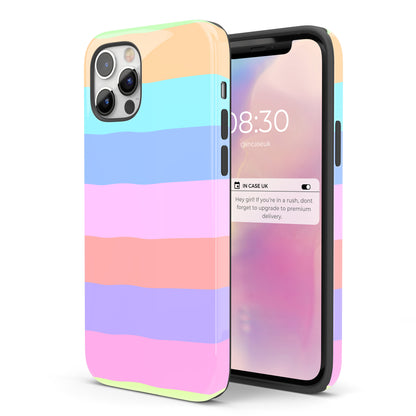 Pastel Rainbow  - Tough iPhone Case