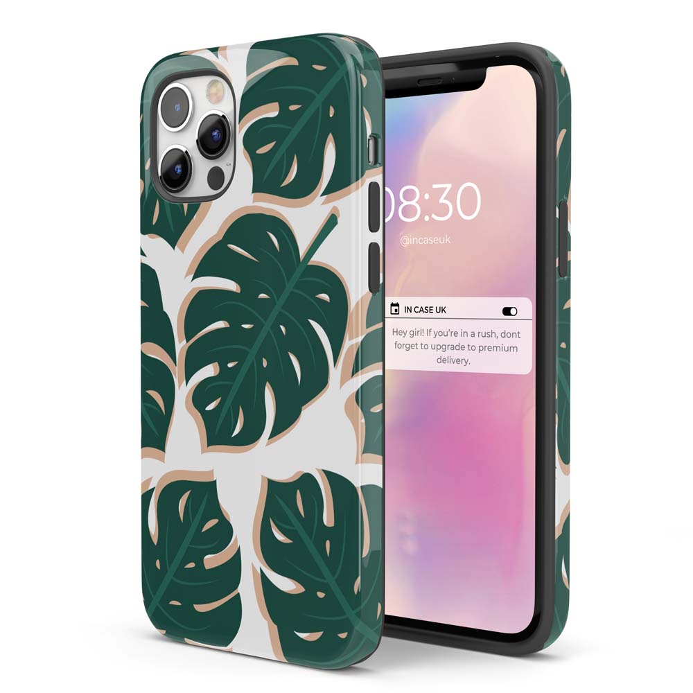 Pure Palm - Tropical Palm Leaf iPhone Case