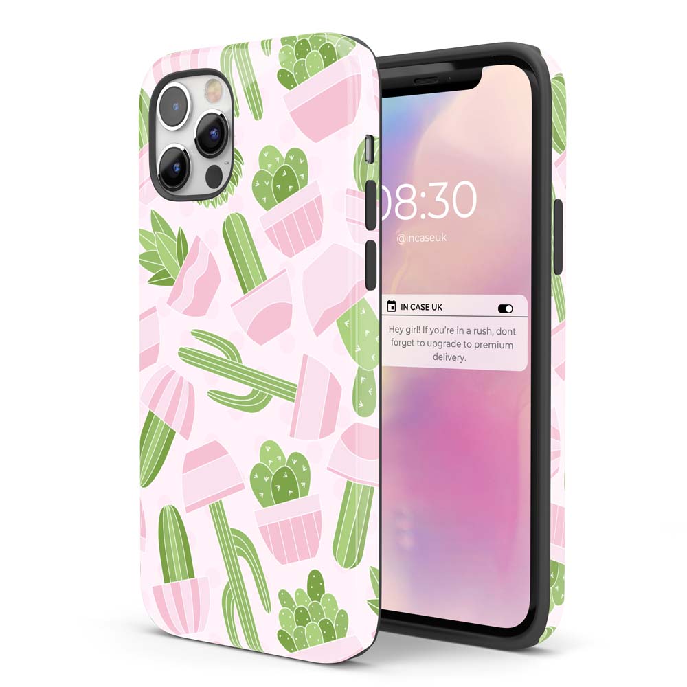 Cactus Pink - Pink Cactus iPhone Case 