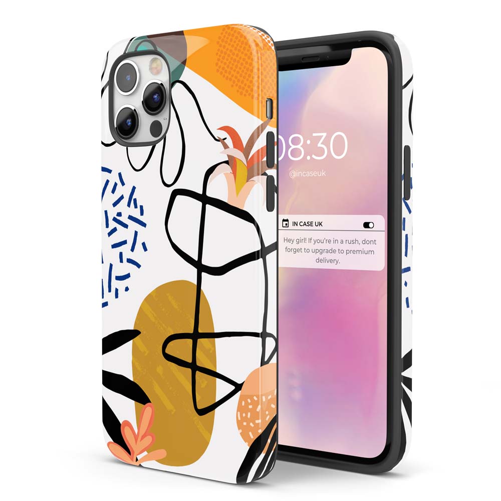 Abstract Tropical - Tough iPhone Case