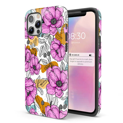 Purple Bloom  - Tough iPhone Case
