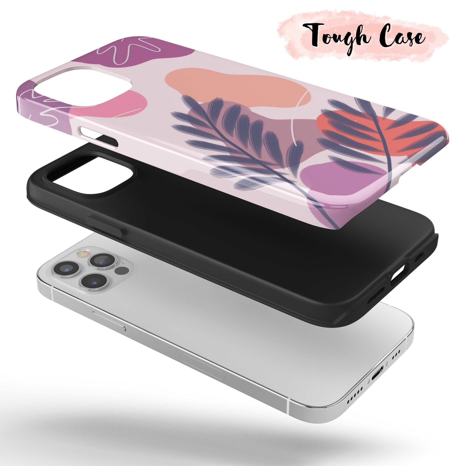 Abstract Leaf - Tough iPhone Case