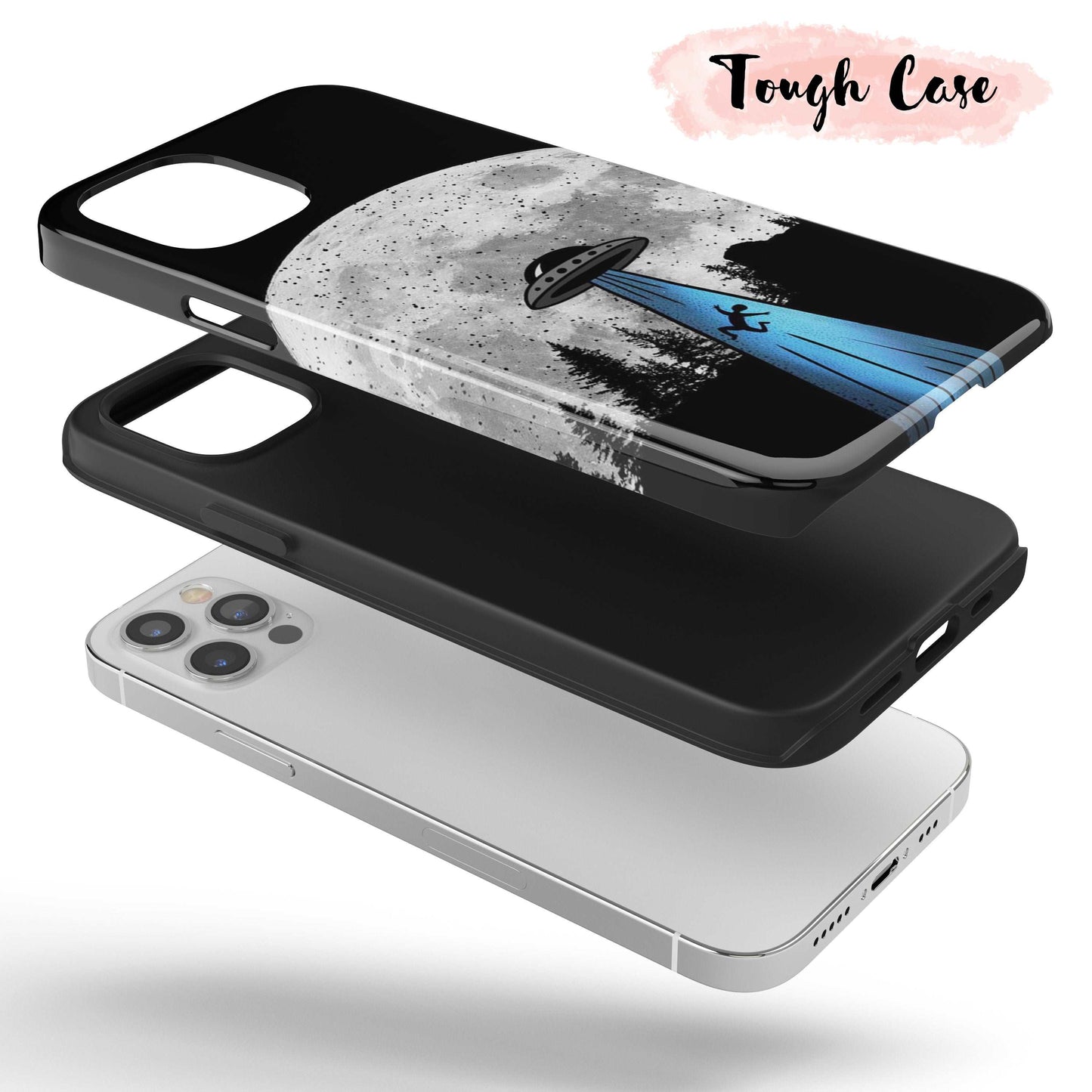 Alien Abduction - Tough iPhone Case