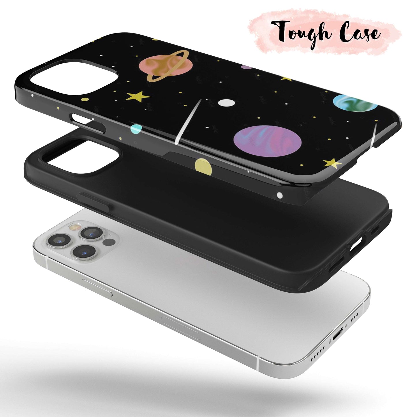 Cartoon Space  - Tough iPhone Case