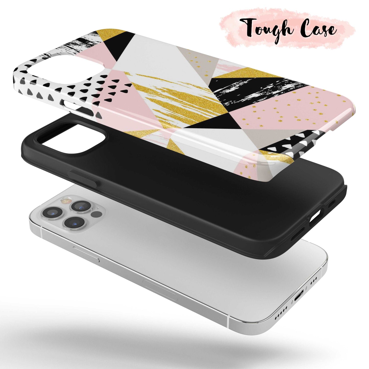 Abstract Geometric - Tough iPhone Case