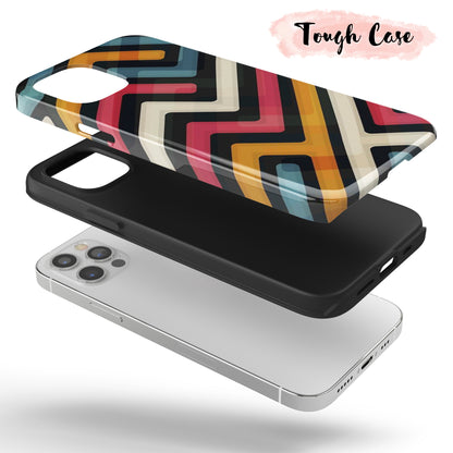 Retro Stripe  - Tough iPhone Case