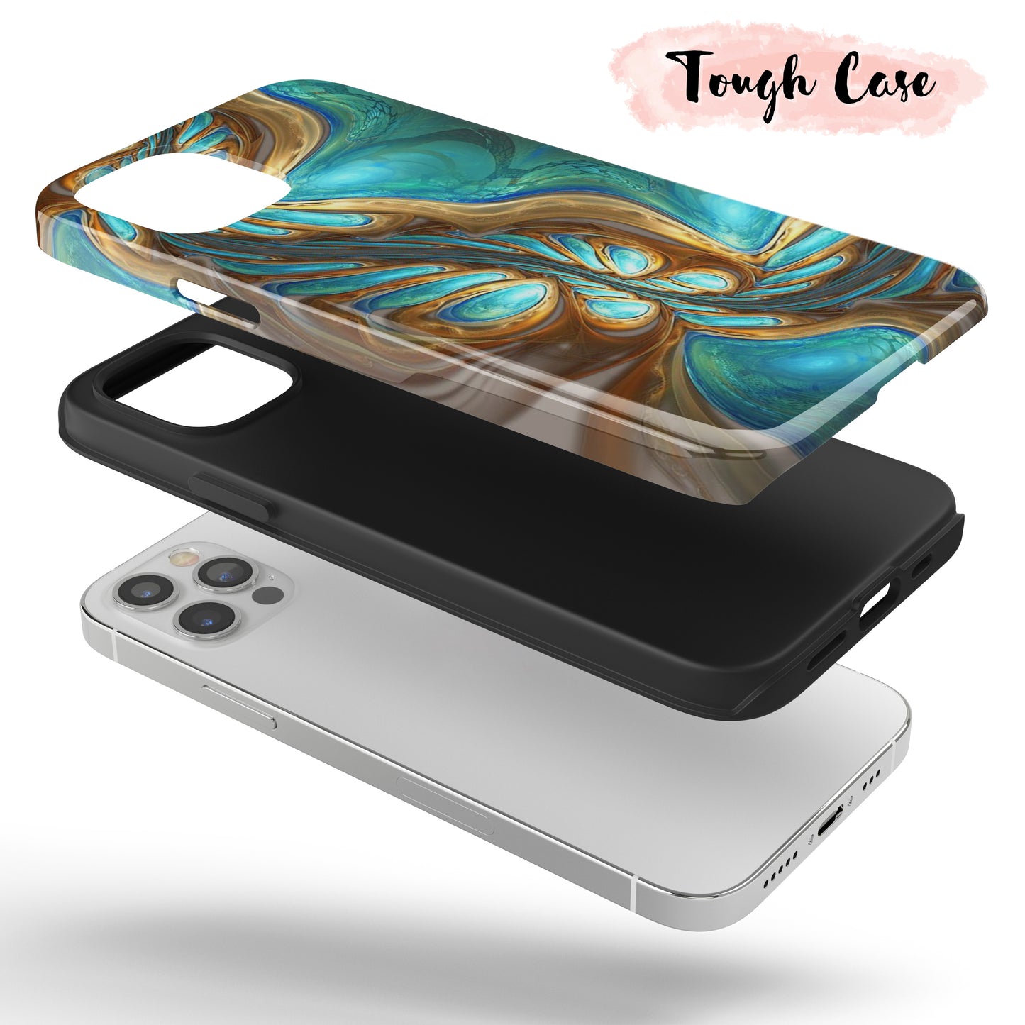 Neptune Marble  - Tough iPhone Case
