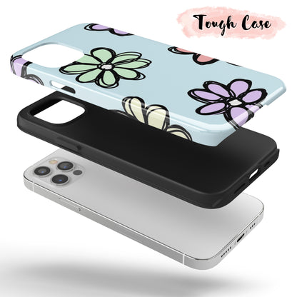 Simple Flower  - Tough iPhone Case