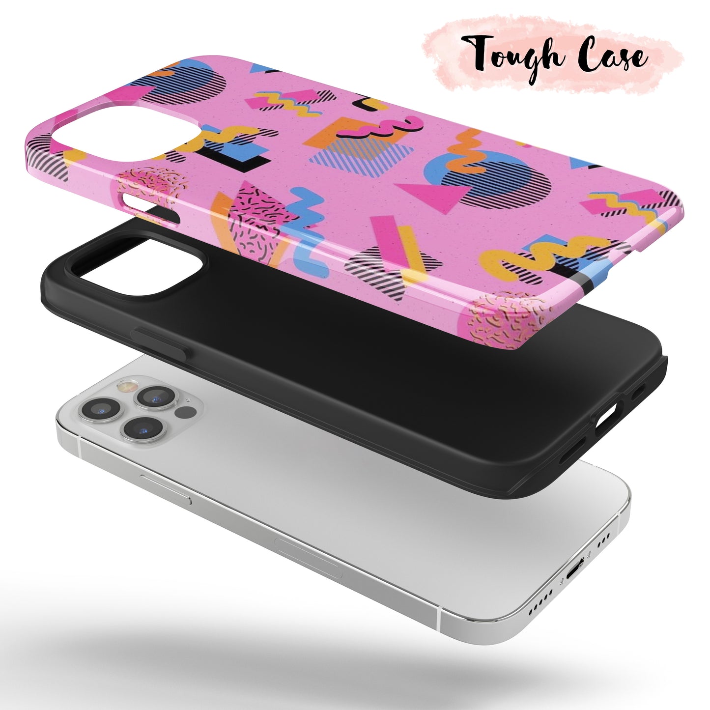 Retro Geometric  - Tough iPhone Case