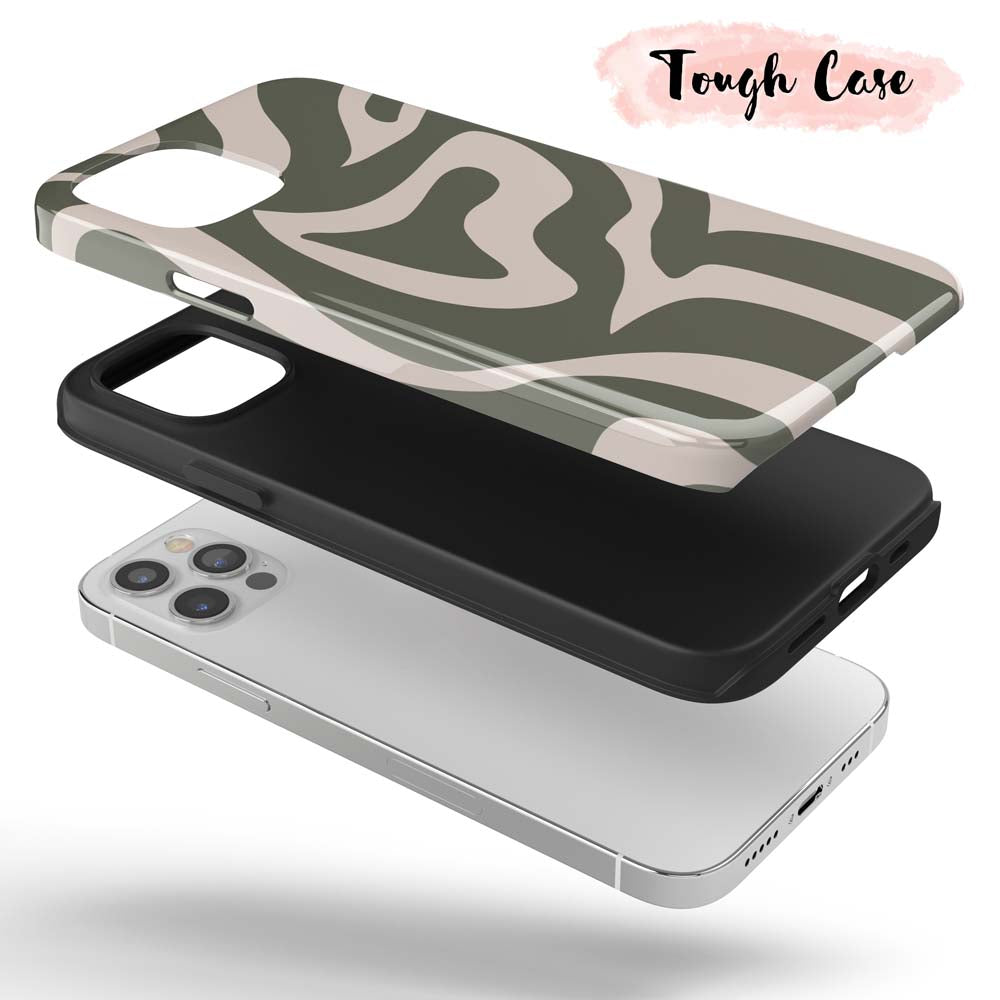 Retro Zebra - Zebra Print iPhone Case