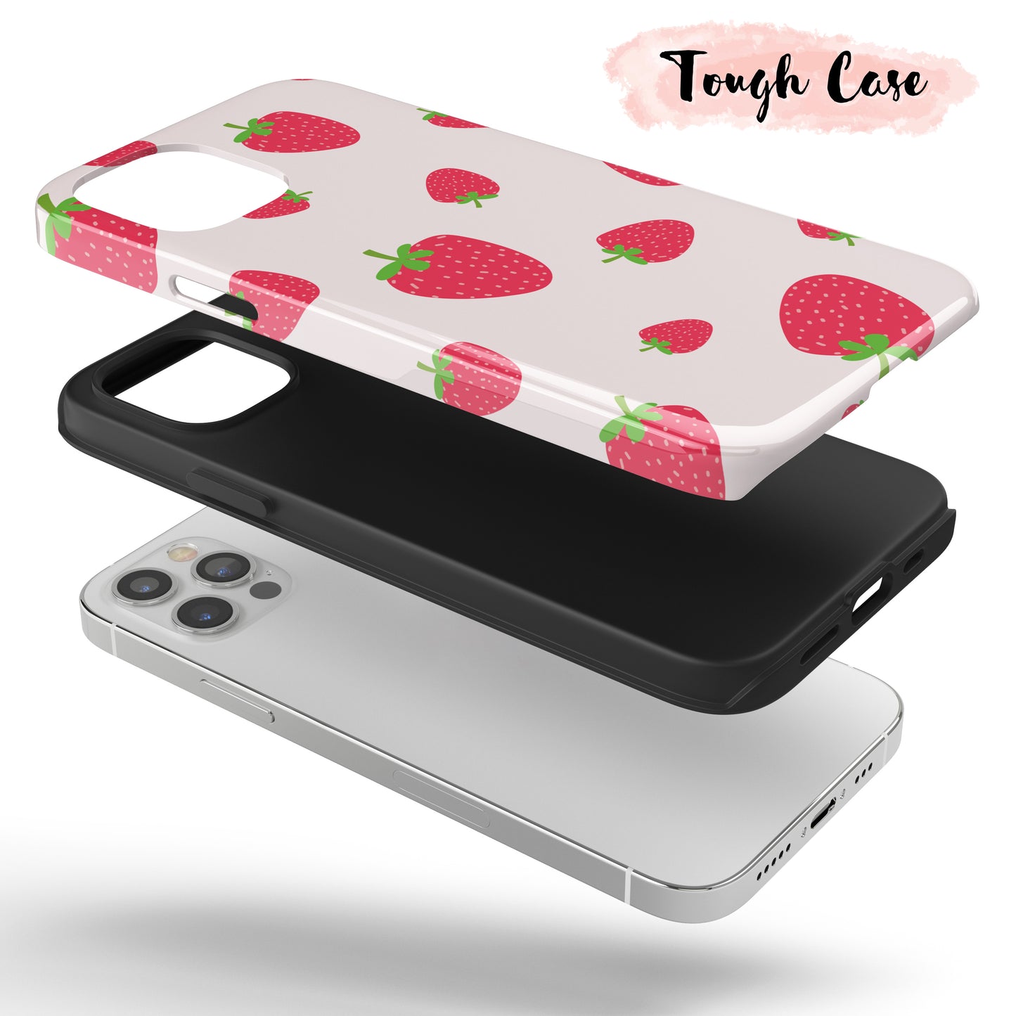 Strawberry Tumble  - Tough iPhone Case