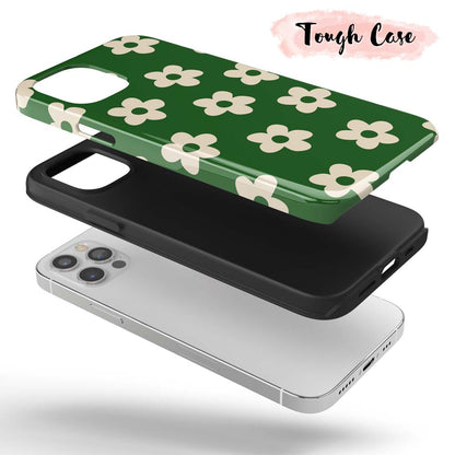 Green Daisy  - Tough iPhone Case