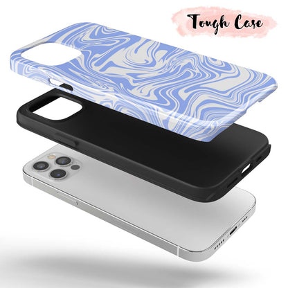 Groovy Blue  - Tough iPhone Case