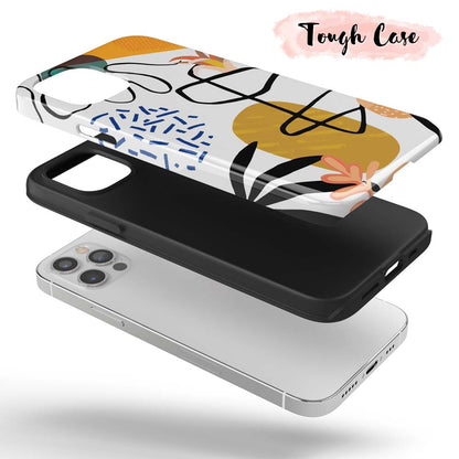 Abstract Tropical - Tough iPhone Case