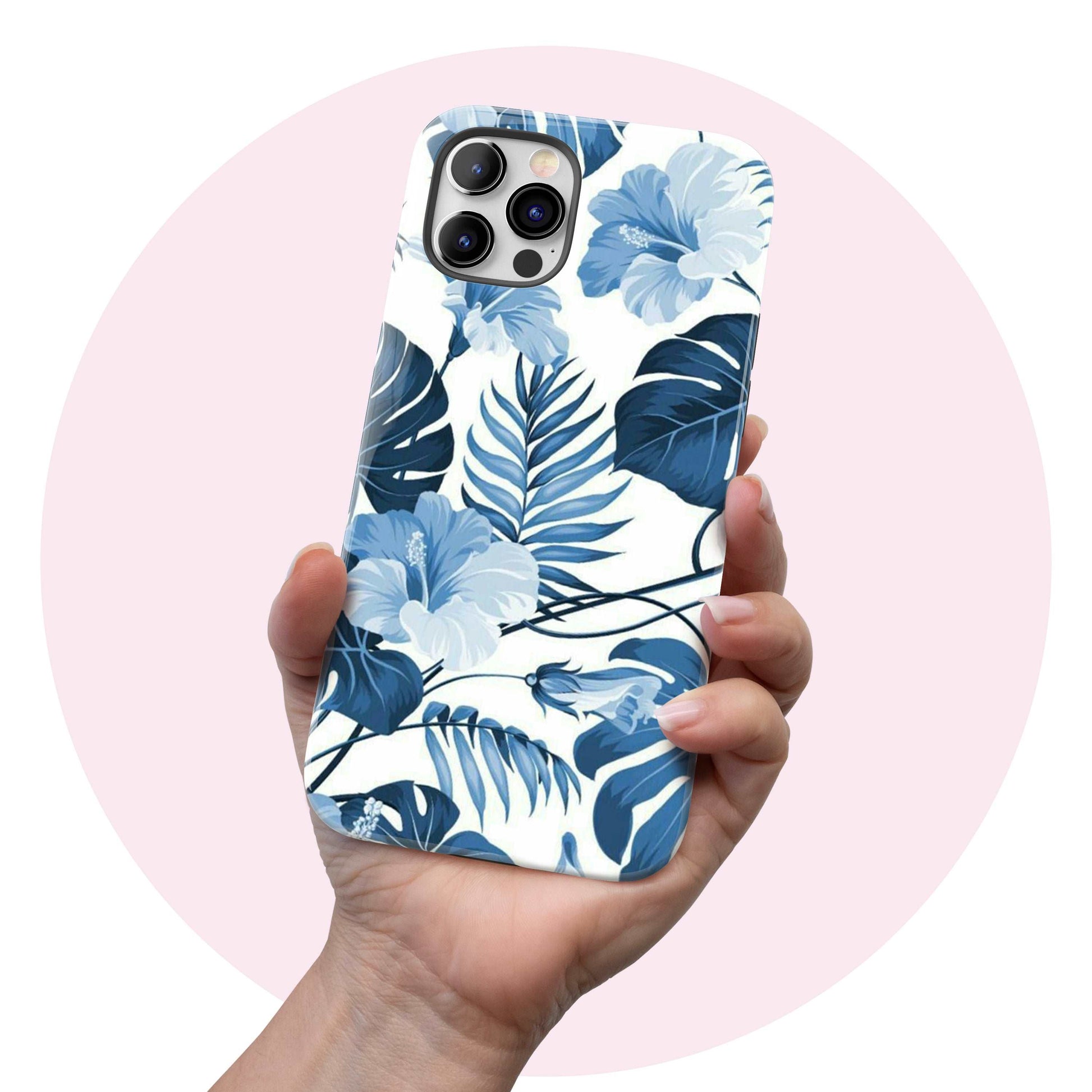 Icy Blue Leaf  - Tough iPhone Case