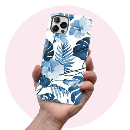 Icy Blue Leaf  - Tough iPhone Case