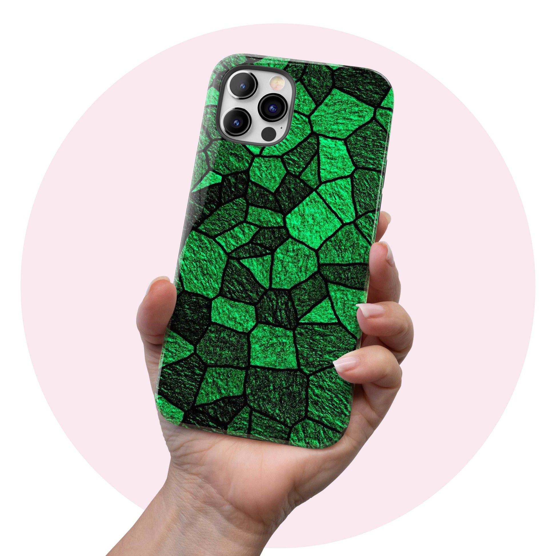 Green Shatter  - Tough iPhone Case