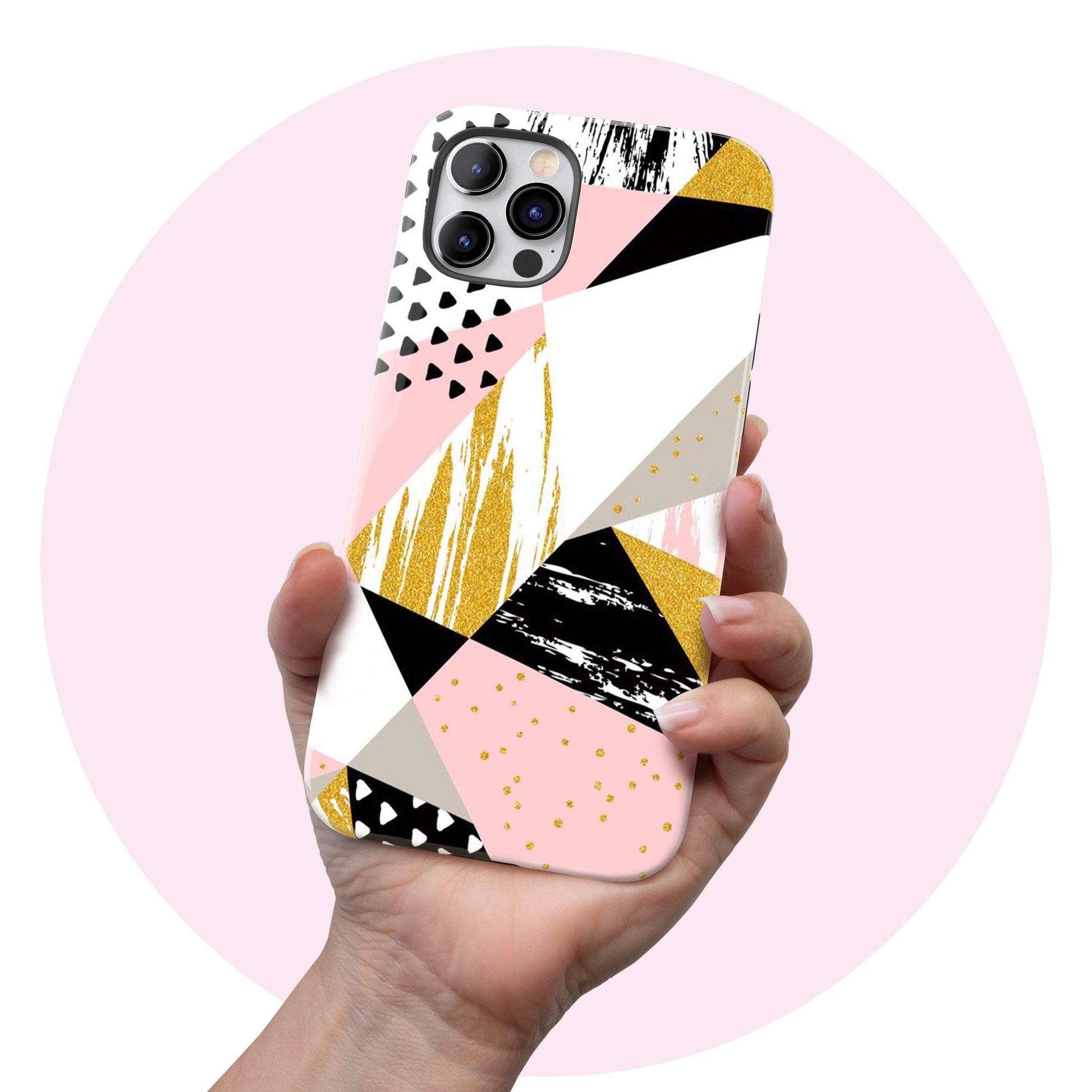 Abstract Geometric - Tough iPhone Case
