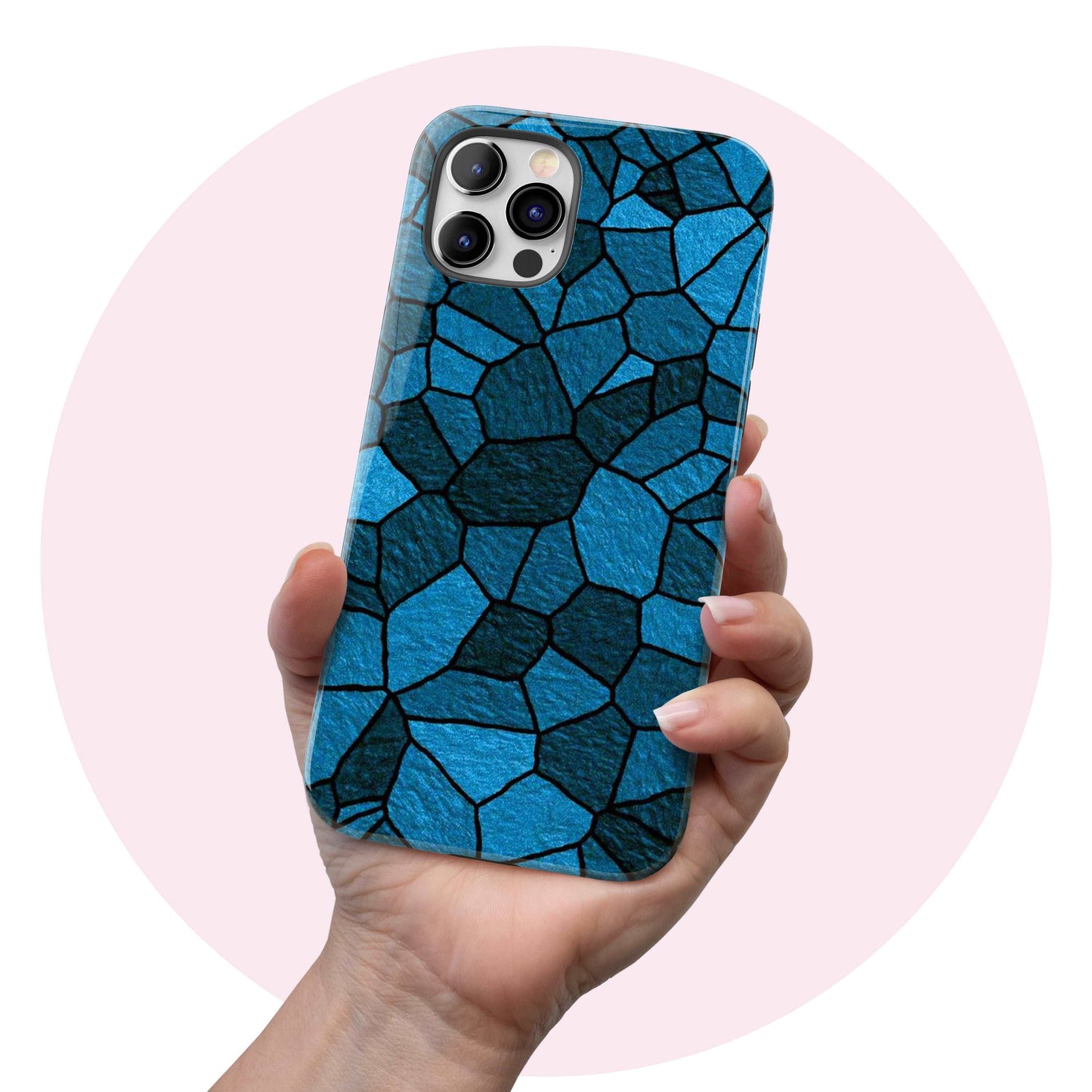 Blue Shatter  - Tough iPhone Case