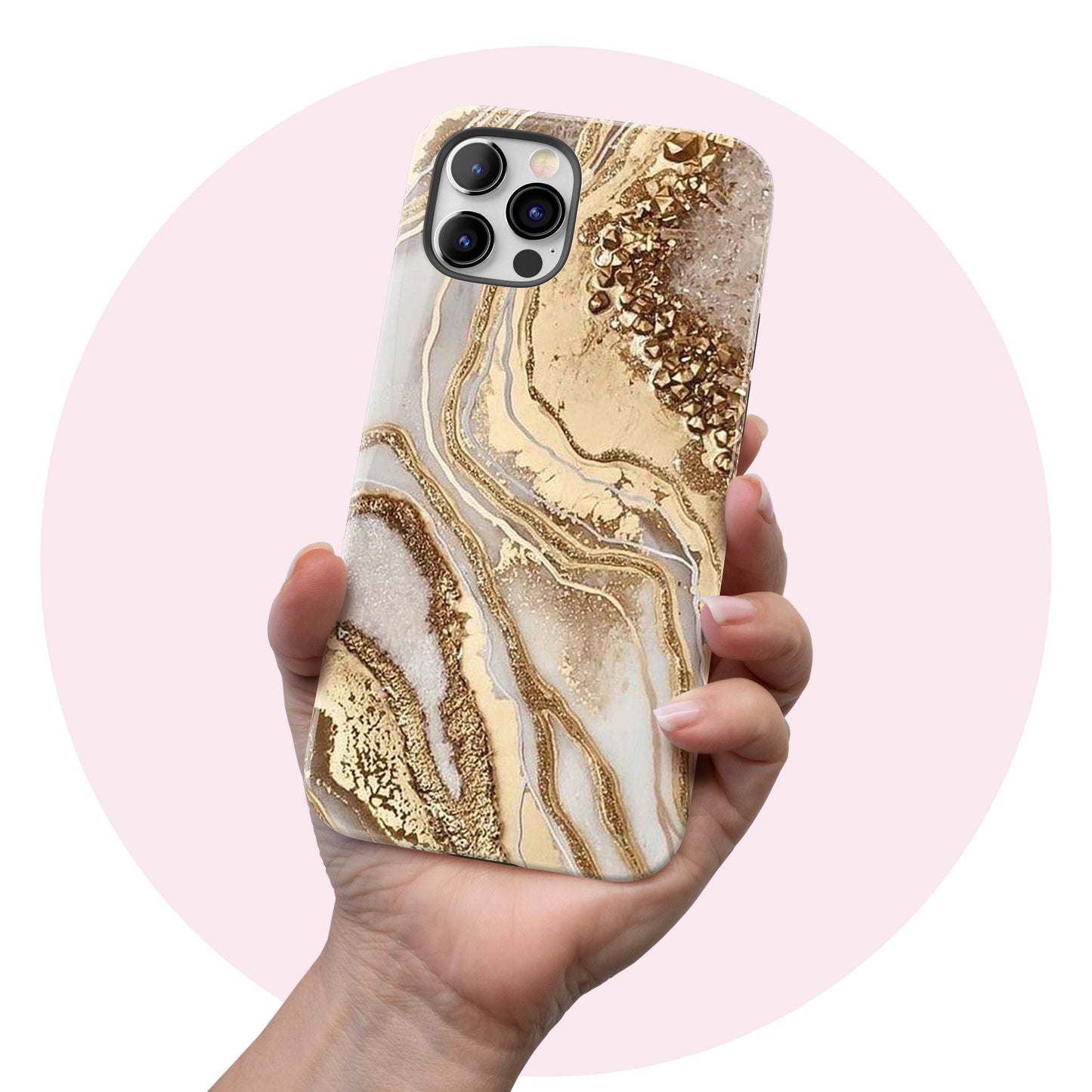 Golden Marble  - Tough iPhone Case