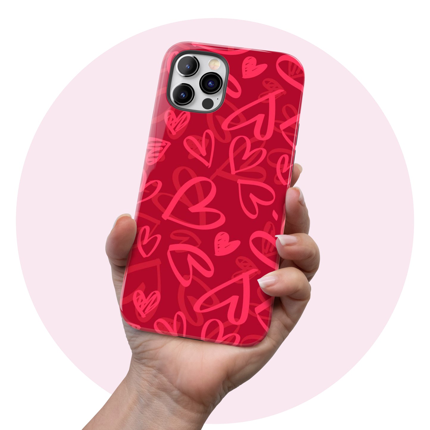 Red Heart  - Tough iPhone Case
