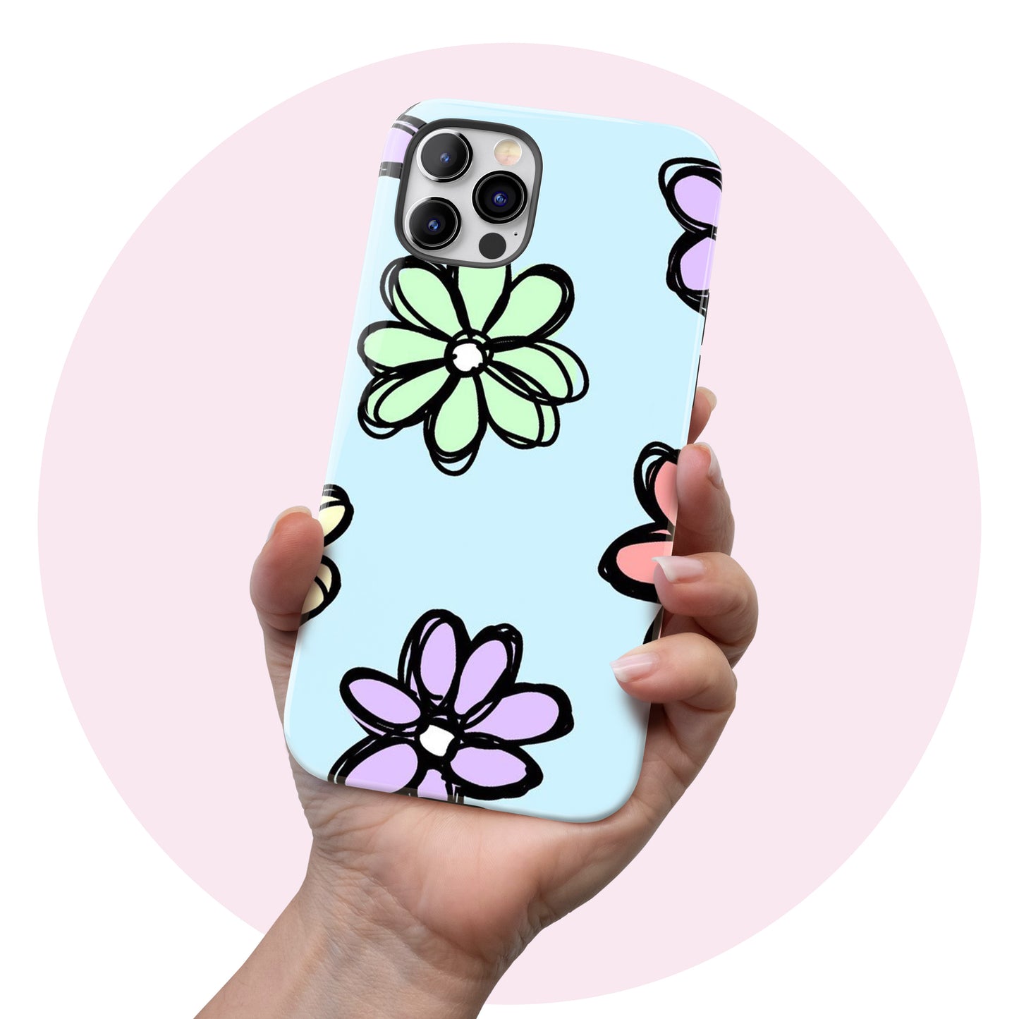 Simple Flower  - Tough iPhone Case