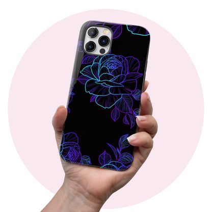 Neon Rose  - Tough iPhone Case