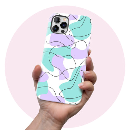 Abstract Overlap - Tough iPhone Case