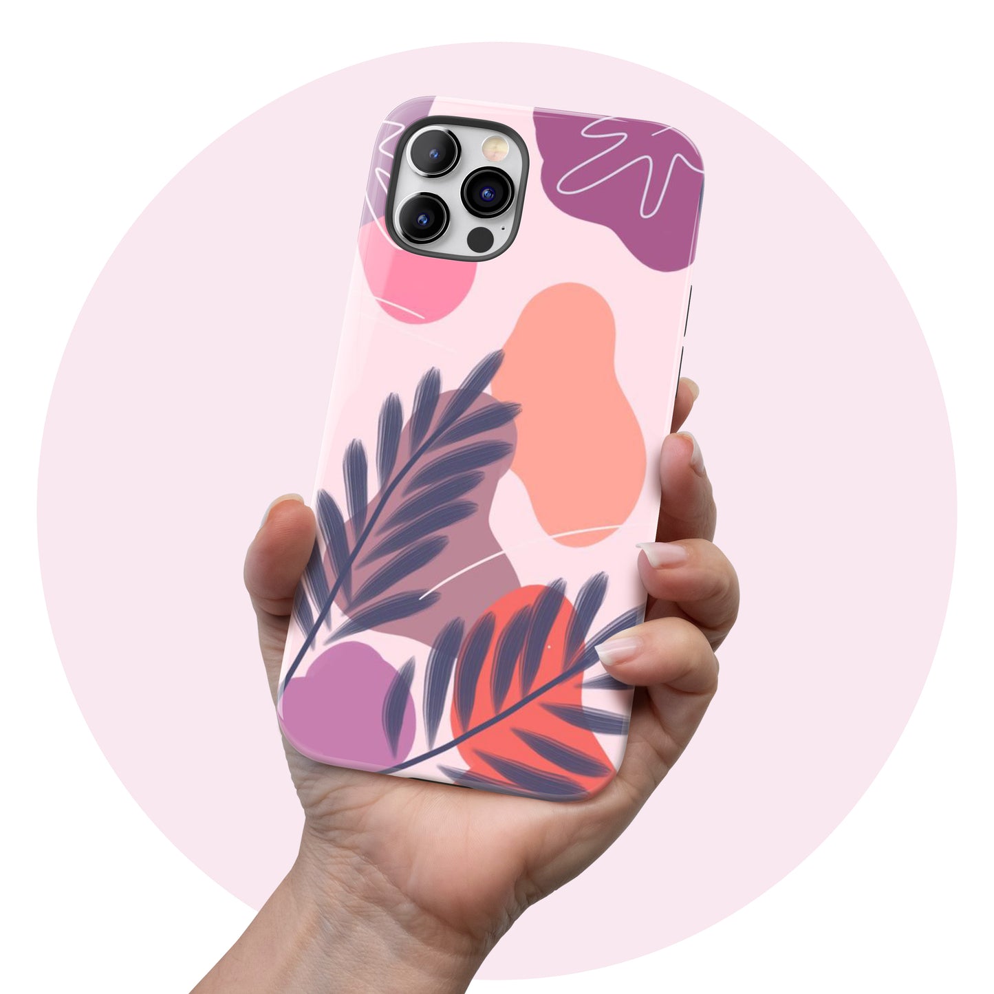 Abstract Leaf - Tough iPhone Case