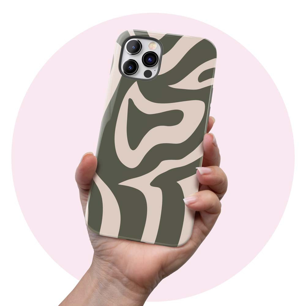 Retro Zebra - Zebra Print iPhone Case
